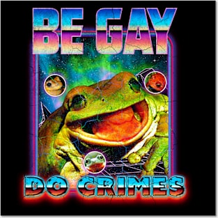 Vintage Frog Crimes Posters and Art